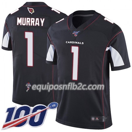 Camiseta Hombre NFL Arizona Cardinals Kyler Murray 1 Nike Negro 100th Alternate